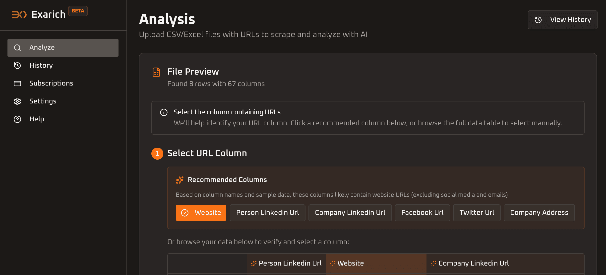 Configuration Dashboard